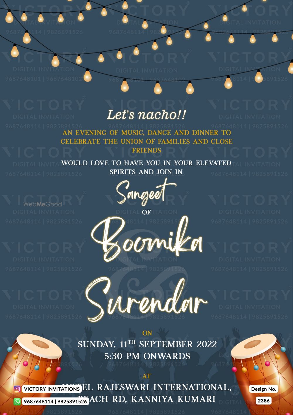 Photo From Sangeet Ceremony - By Victory Invitations