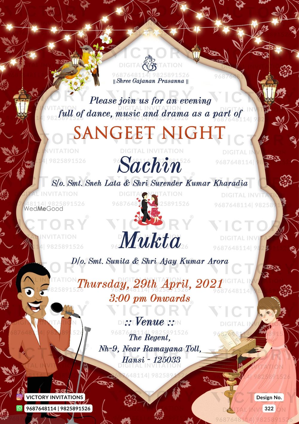 Photo From Sangeet Ceremony - By Victory Invitations