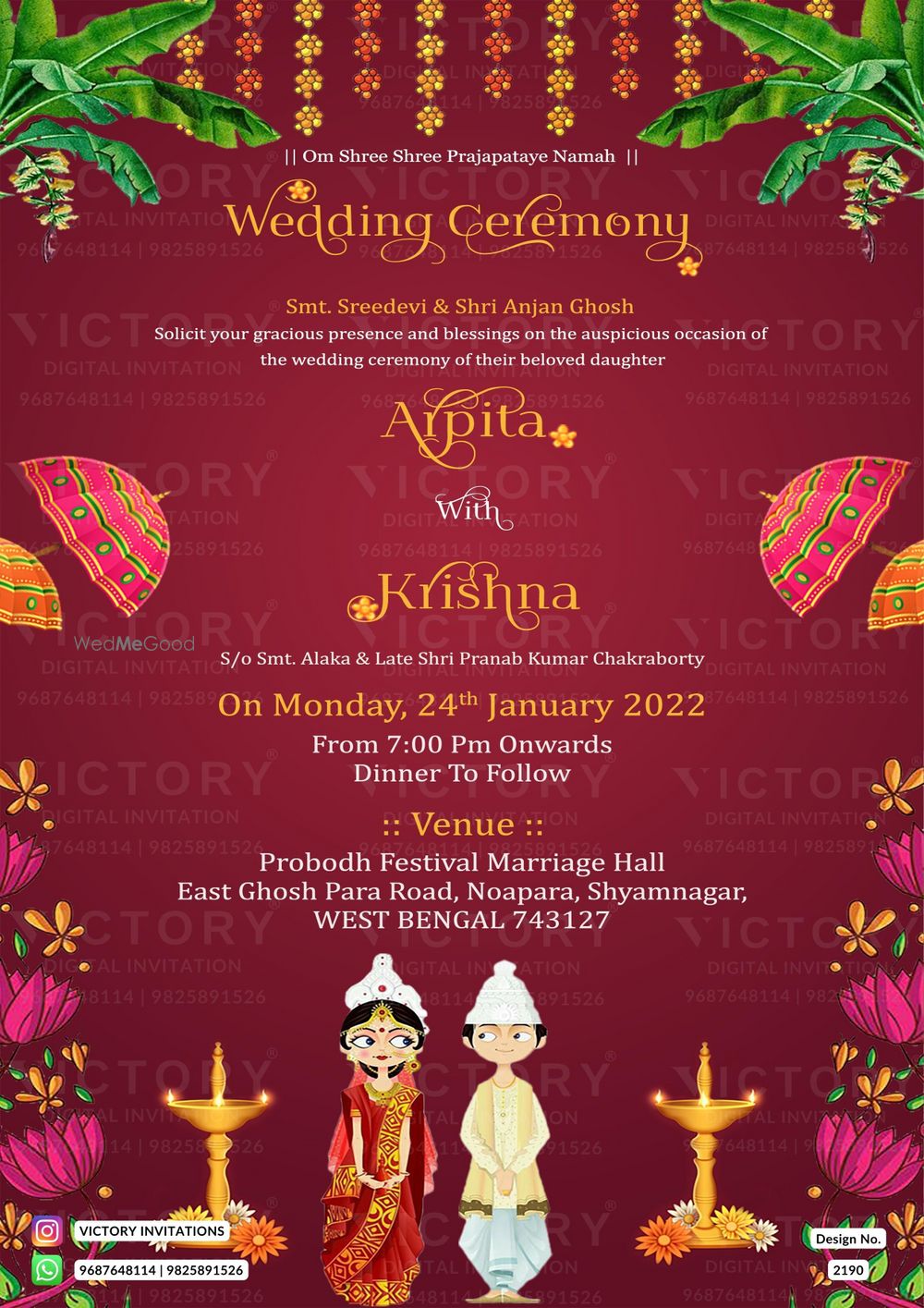 Photo From Bengali Wedding - By Victory Invitations