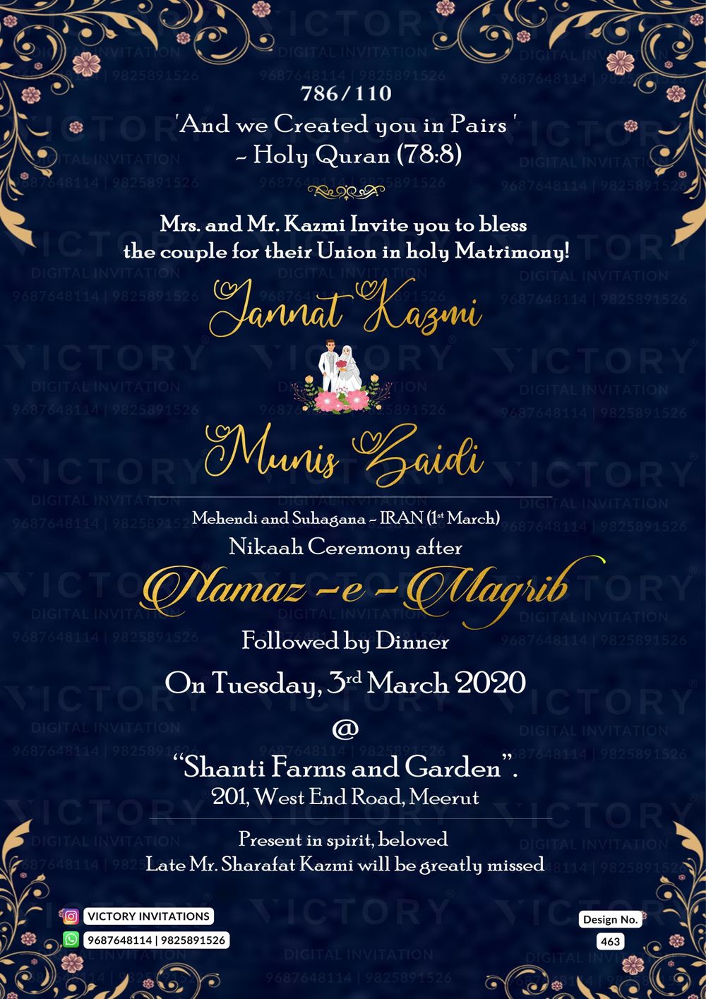 Photo From Nikah Ceremony - By Victory Invitations