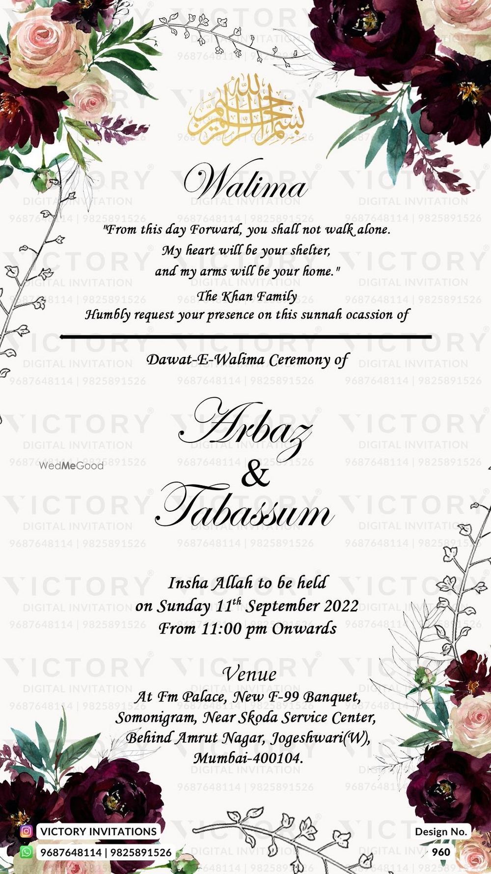 Photo From Nikah Ceremony - By Victory Invitations