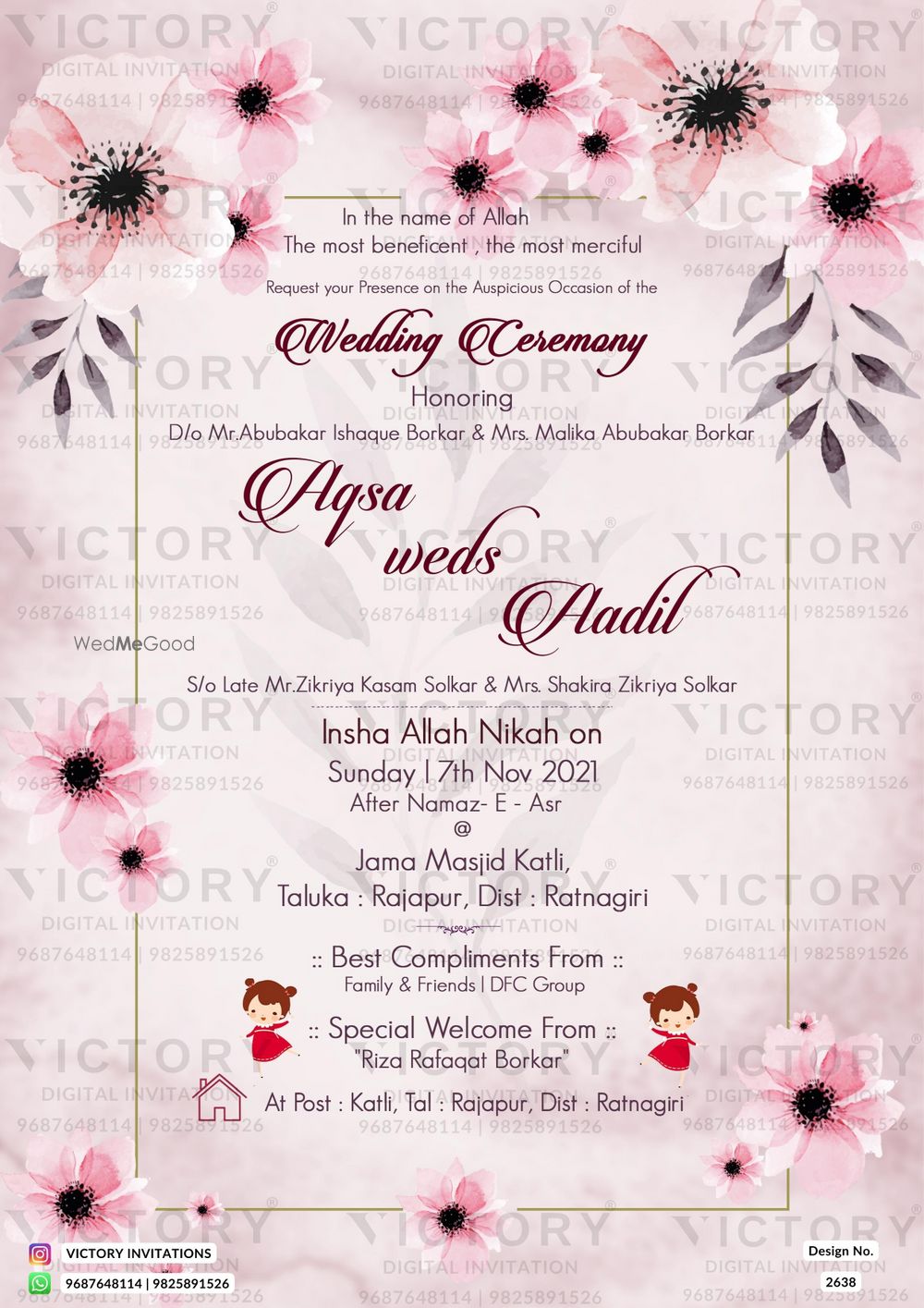 Photo From Nikah Ceremony - By Victory Invitations