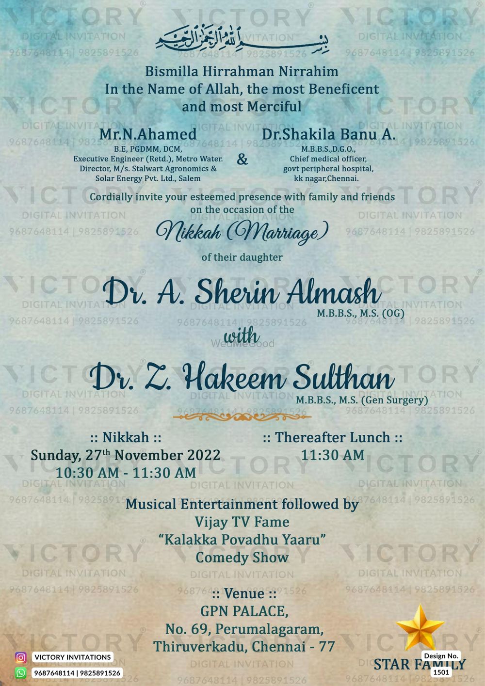 Photo From Nikah Ceremony - By Victory Invitations