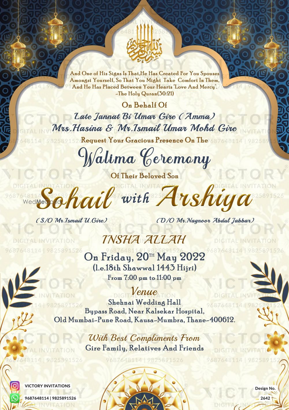 Photo From Nikah Ceremony - By Victory Invitations