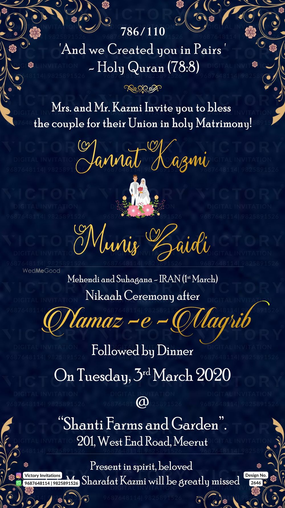 Photo From Nikah Ceremony - By Victory Invitations