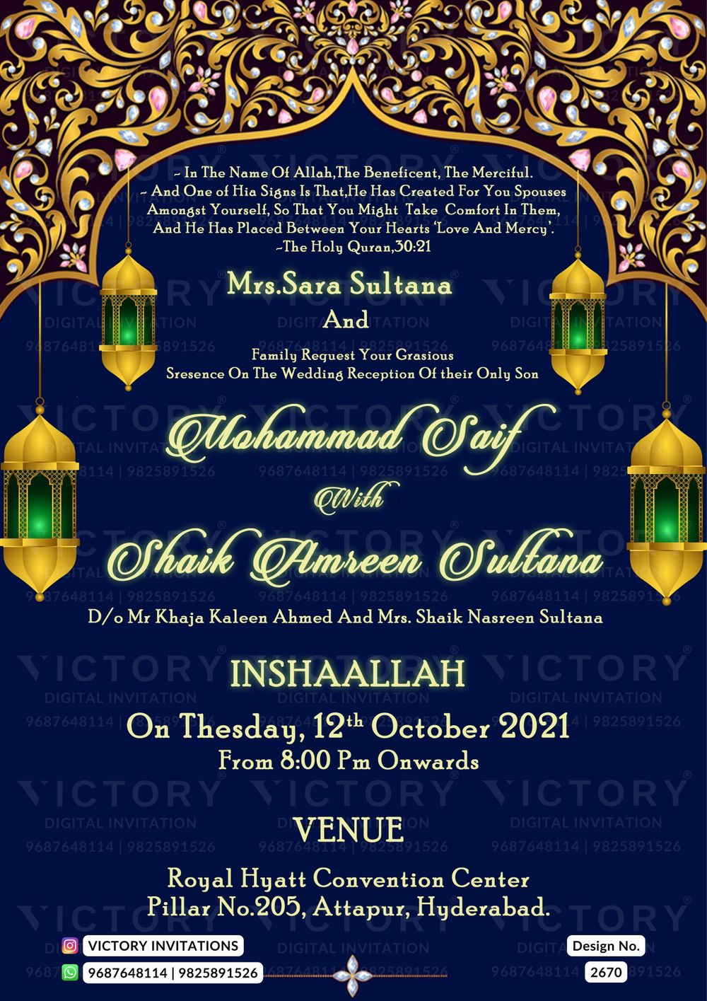 Photo From Nikah Ceremony - By Victory Invitations