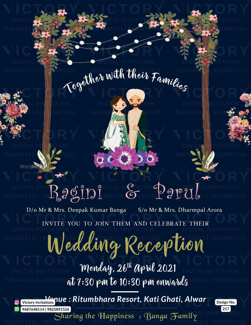 Photo From Punjabi Wedding - By Victory Invitations