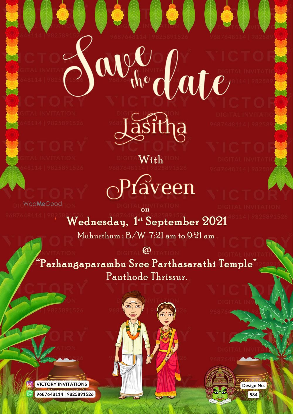 Photo From South Indian Wedding - By Victory Invitations