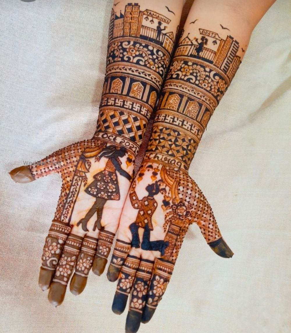 Photo From Engagement Mehendi - By Sanjana Mehandi Art