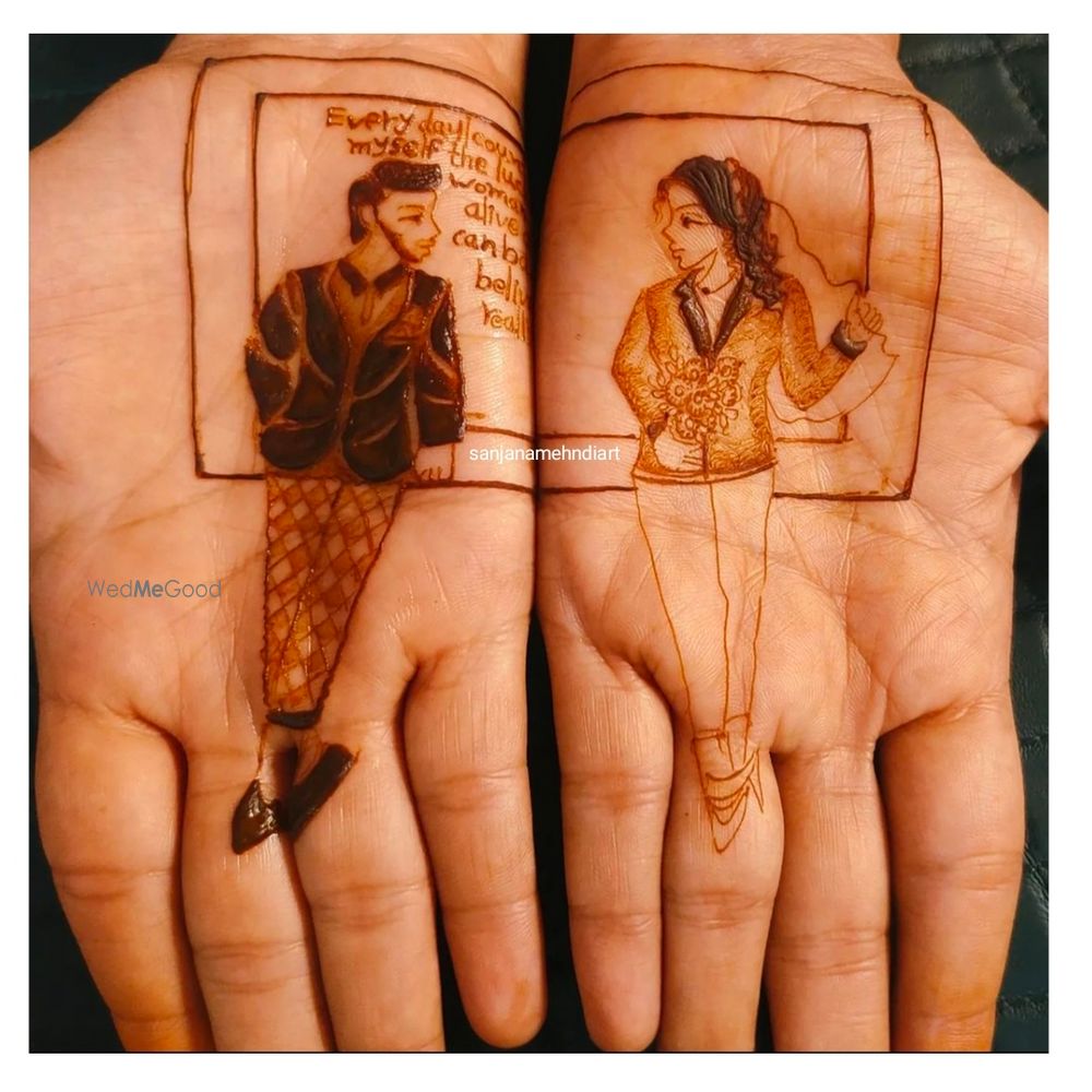 Photo From Engagement Mehendi - By Sanjana Mehandi Art