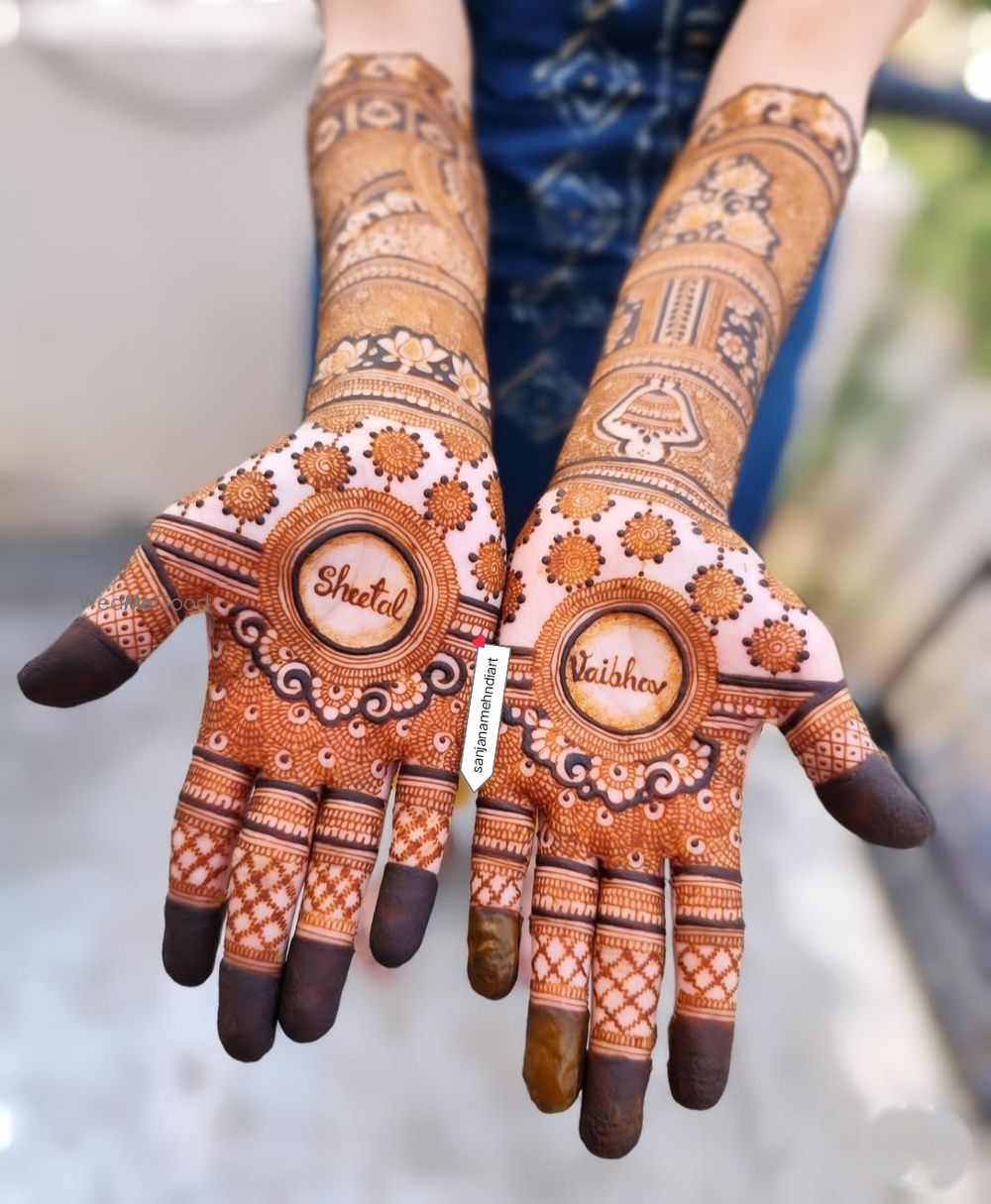 Photo From Engagement Mehendi - By Sanjana Mehandi Art