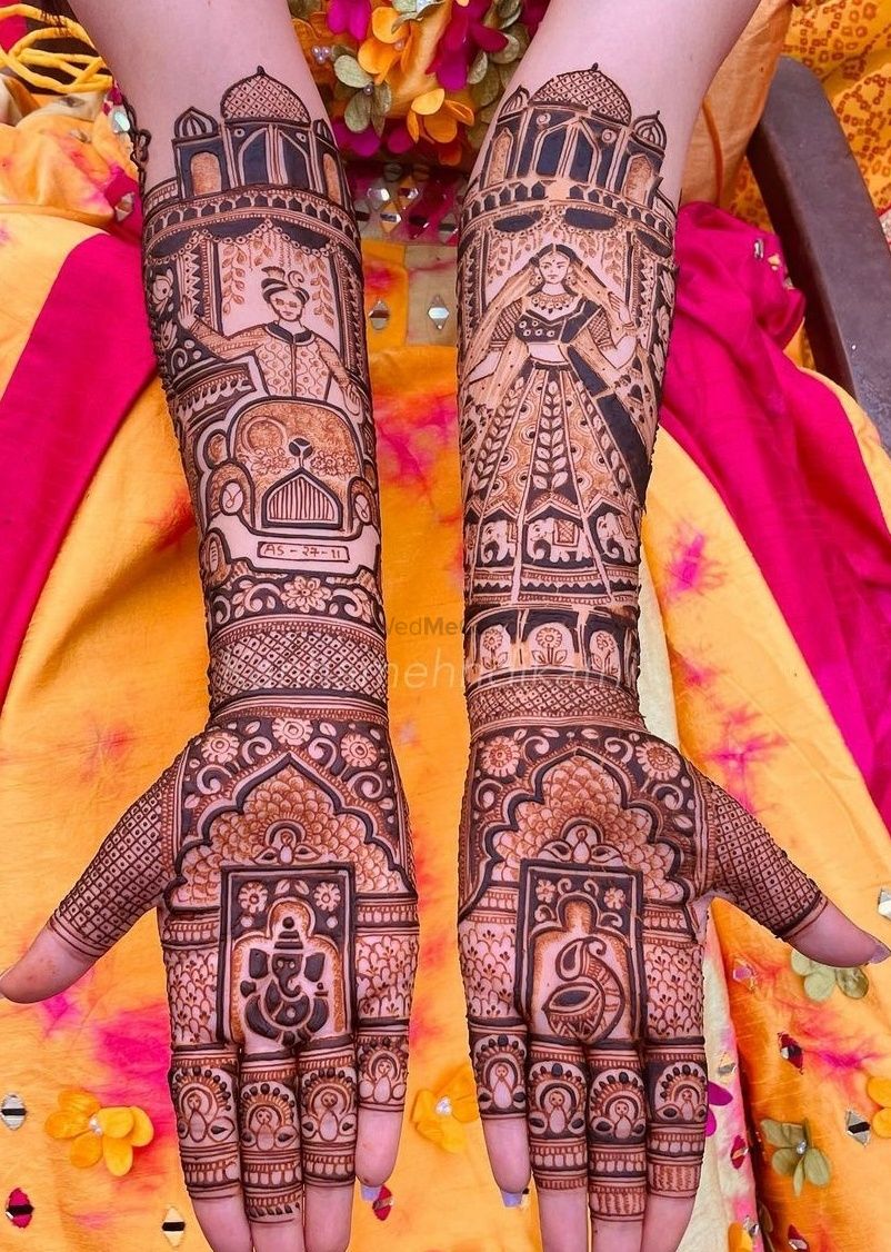 Photo From Madhubani mehndi - By Krishna Mehandi and Tattoo Artist