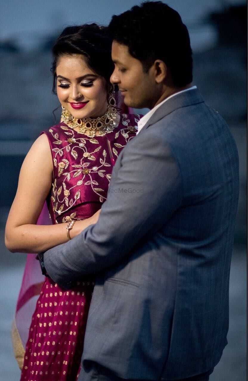 Photo From Jaspreet on her engagement  - By Makeover by Pout N Puff