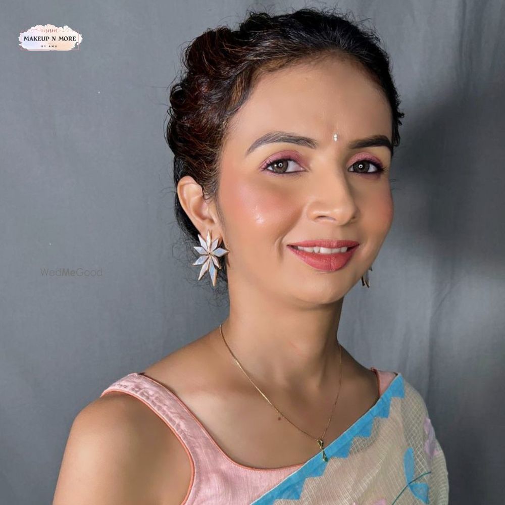 Photo From Pink Monochromatic Makeup Saree Look - Borivali - MakeupnmorebyAmu - By Makeup N More By Amu