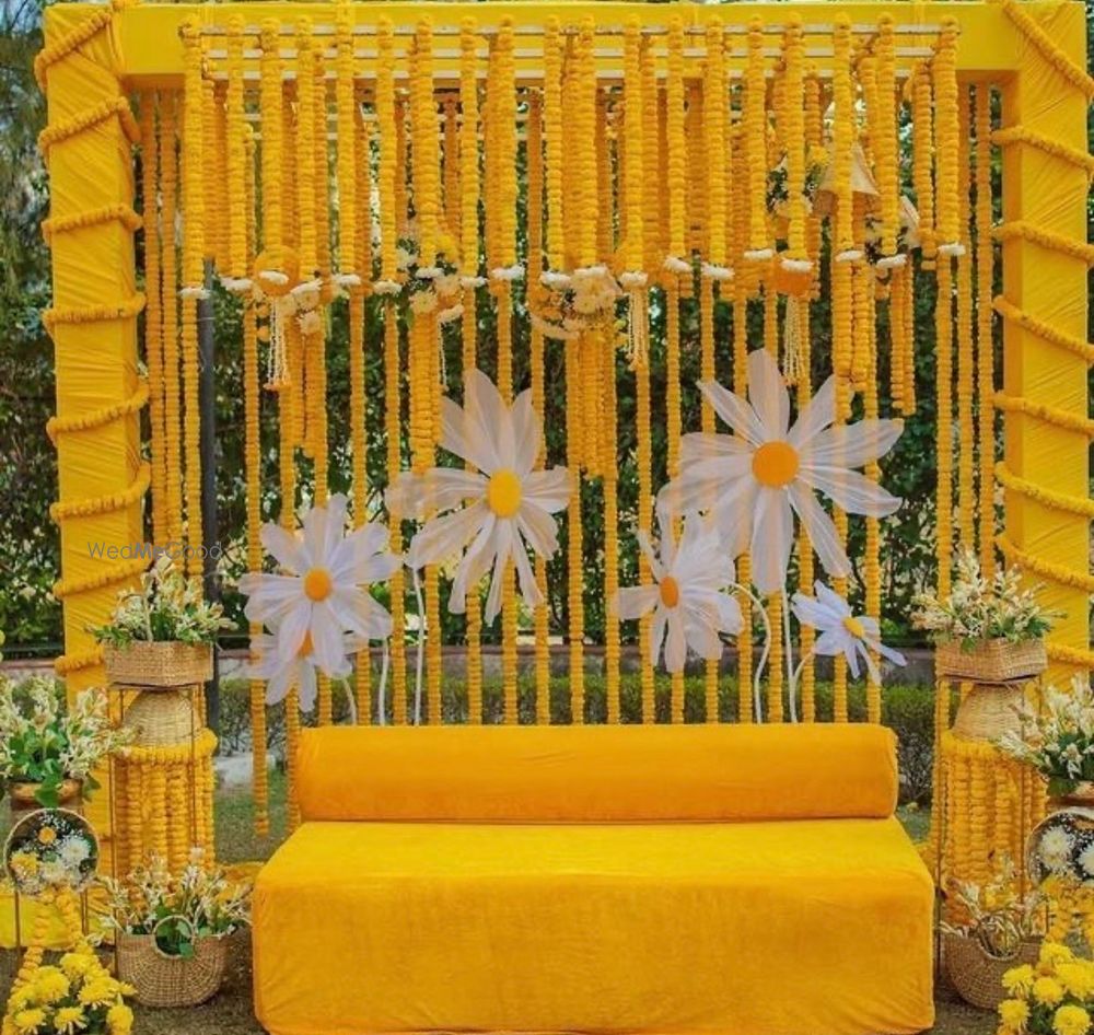 Photo From Haldi setup - By Weddings by Mulberry