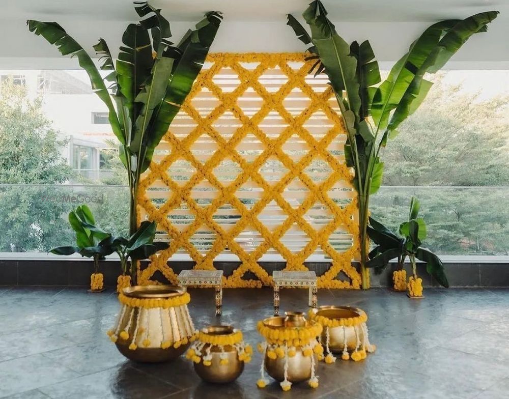 Photo From Haldi setup - By Weddings by Mulberry