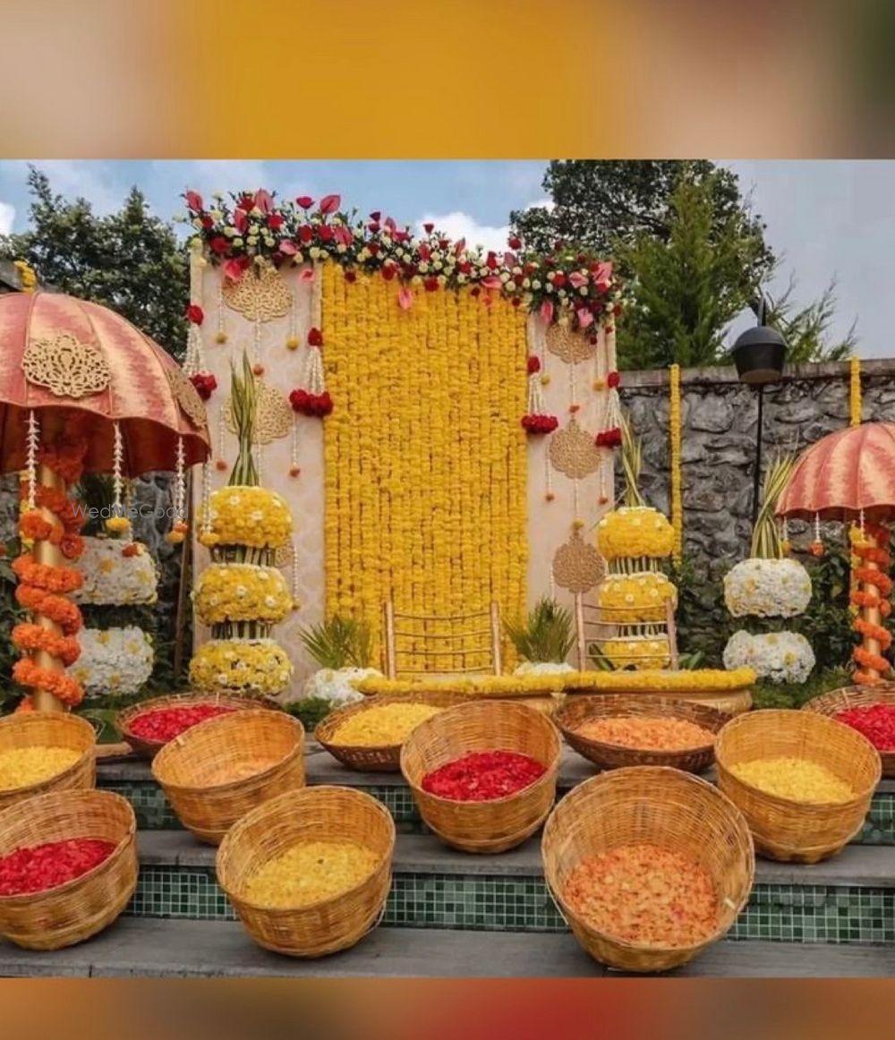 Photo From Haldi setup - By Weddings by Mulberry