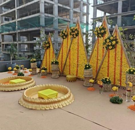 Photo From Haldi setup - By Weddings by Mulberry