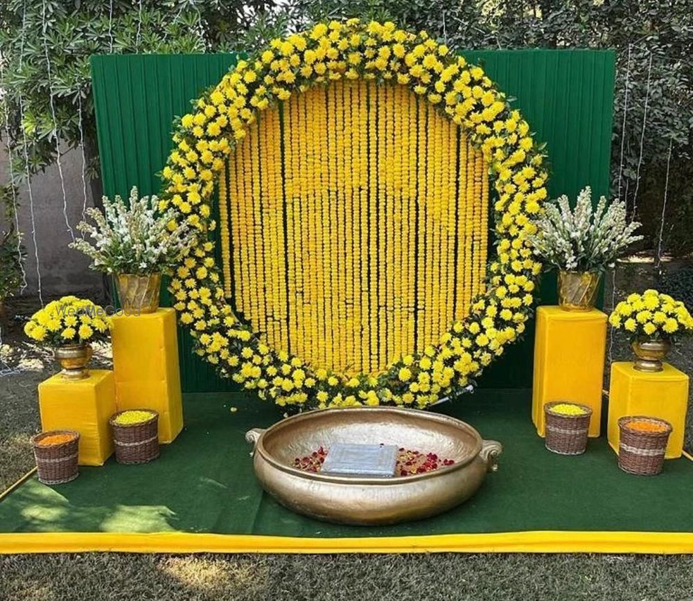 Photo From Haldi setup - By Weddings by Mulberry