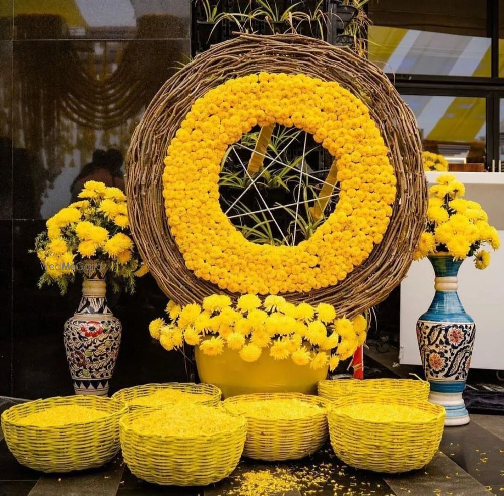 Photo From Haldi setup - By Weddings by Mulberry