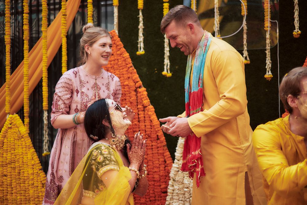 Photo From DEVYANI & MICHAEL | HALDI CEREMONY - By Unscripted Co.