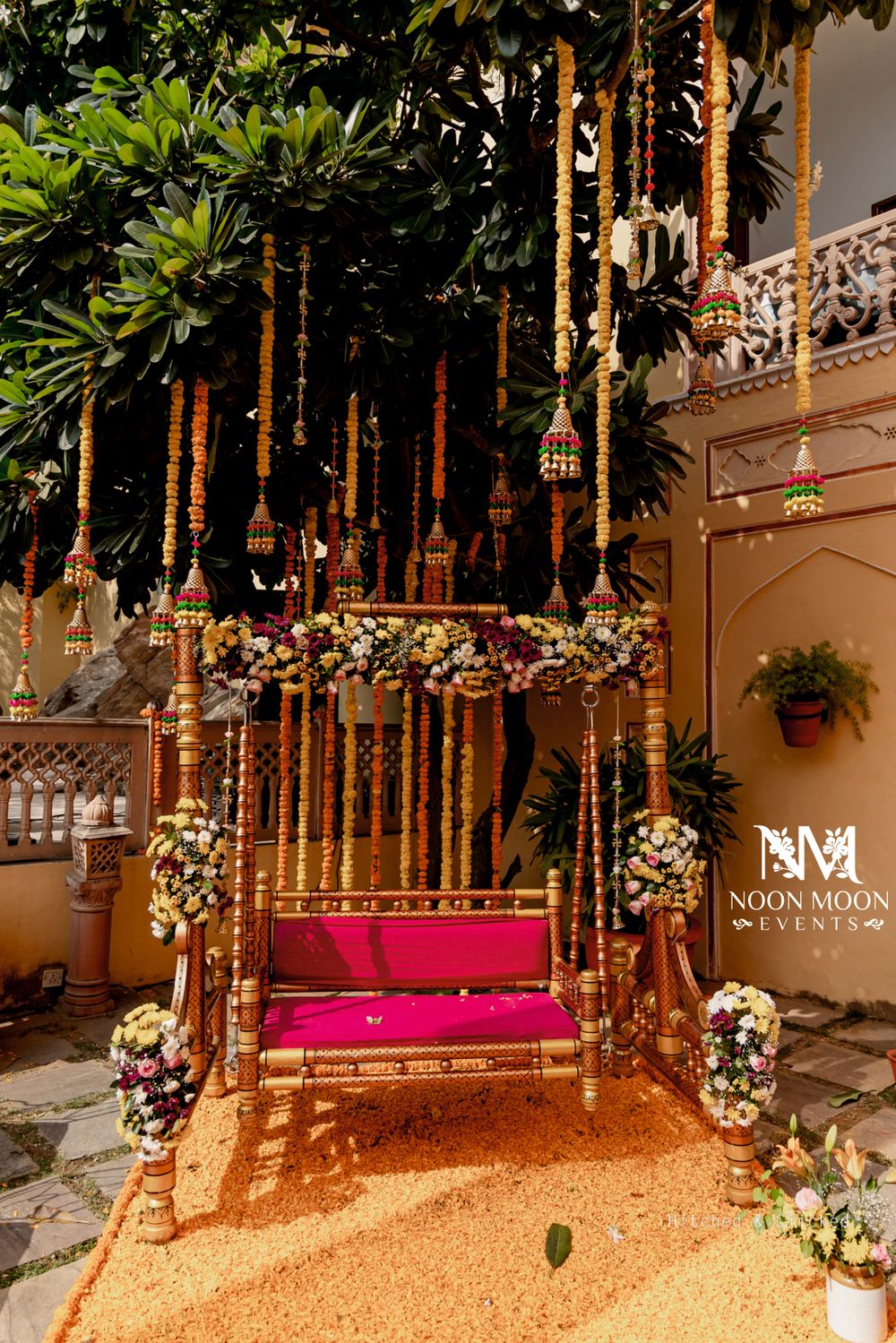 Photo From Pooja & Tanay Mehendi at Samode Palace - By Noon Moon Events