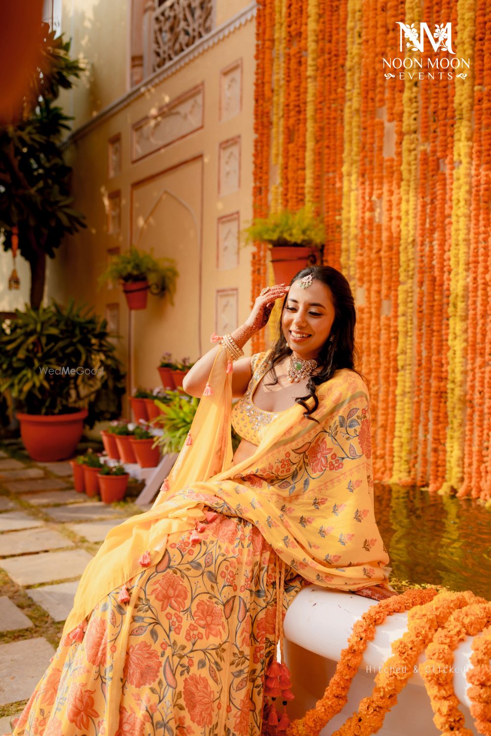 Photo From Pooja & Tanay Mehendi at Samode Palace - By Noon Moon Events