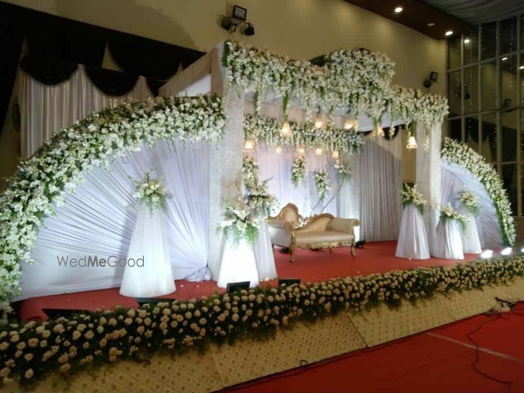 Photo From stage flower decor - By Rising Sun Event & Decor- Decorator