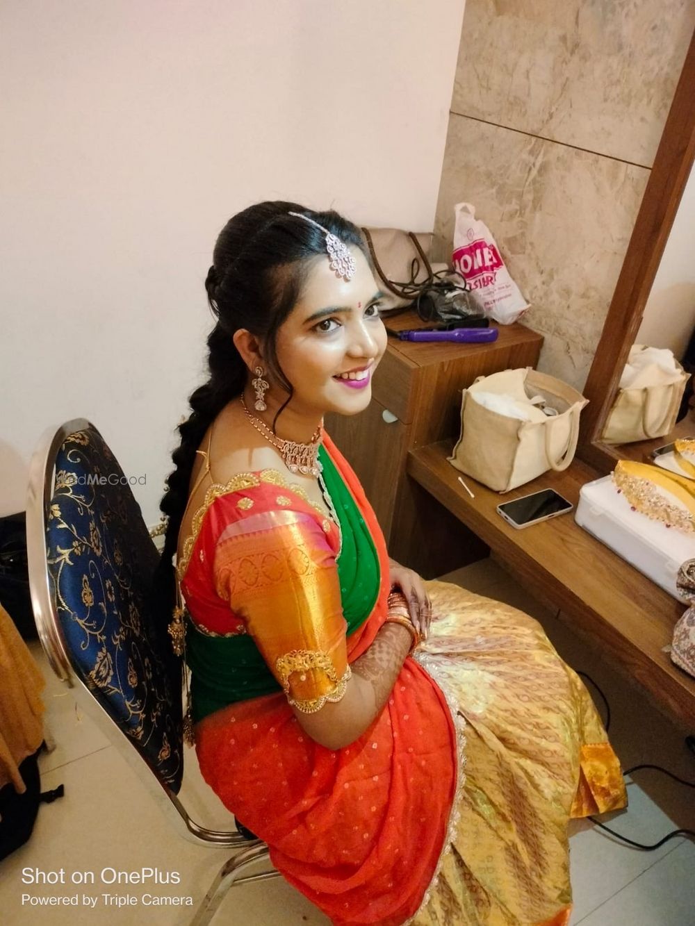 Photo From likitha engagement  - By Makeover by Shravya Shetty