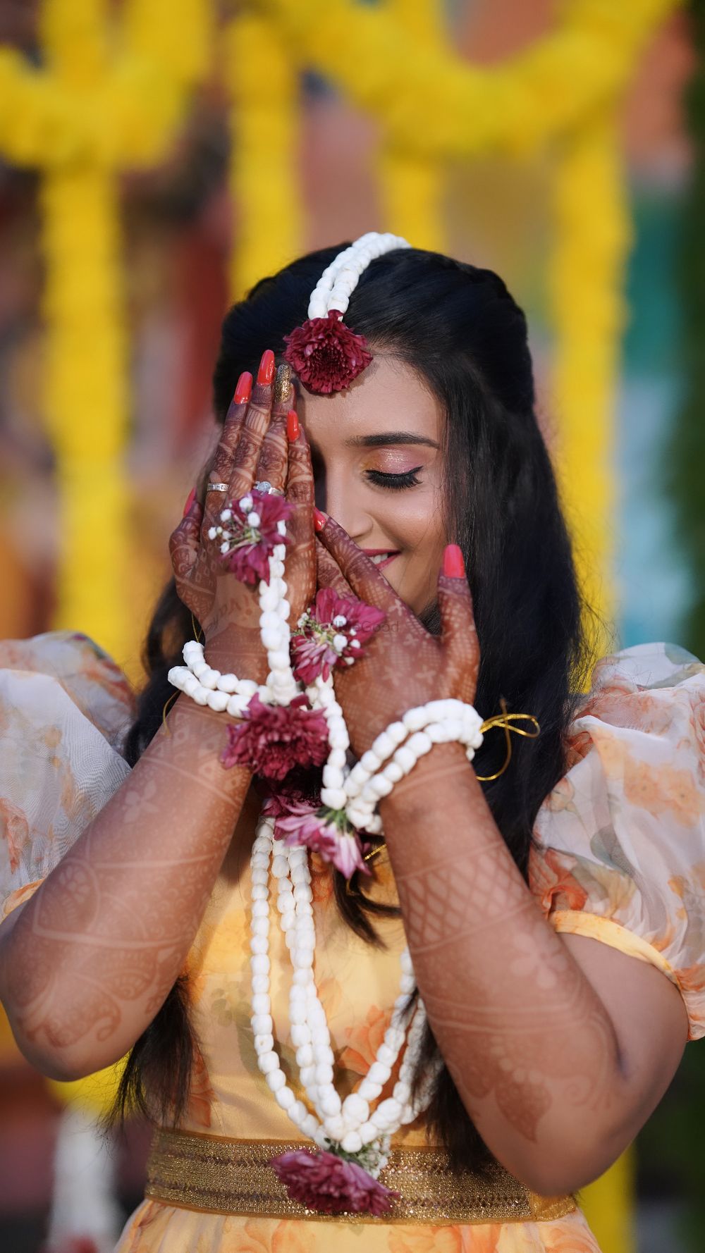 Photo From Varpooja , haldhi and mehendi look  - By Makeover by Poorvi Gowda