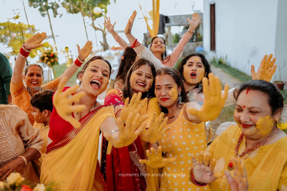 Photo From 2 STATE WEDDING - HALDI - By Arona Fotografia