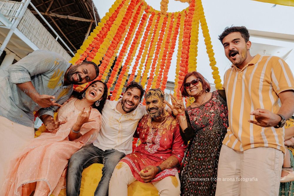 Photo From 2 STATE WEDDING - HALDI - By Arona Fotografia