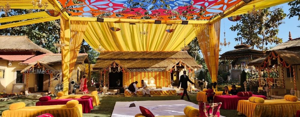 Photo From Resort Rajasthani Theme - By Light up Weddings & Events