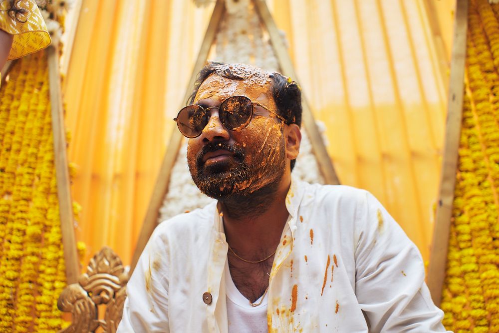 Photo From POOJA & ISHAAN | HALDI CEREMONY - By Unscripted Co.