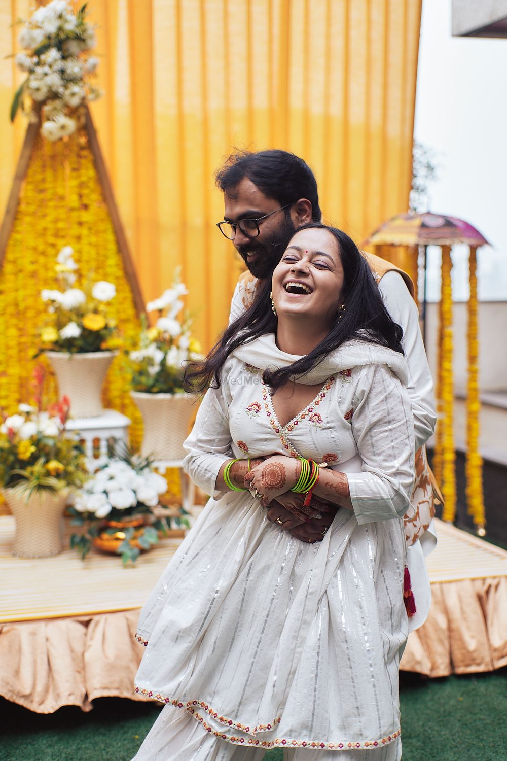 Photo From POOJA & ISHAAN | HALDI CEREMONY - By Unscripted Co.