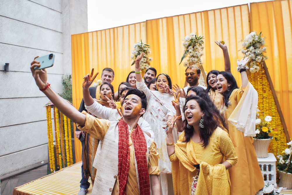 Photo From POOJA & ISHAAN | HALDI CEREMONY - By Unscripted Co.