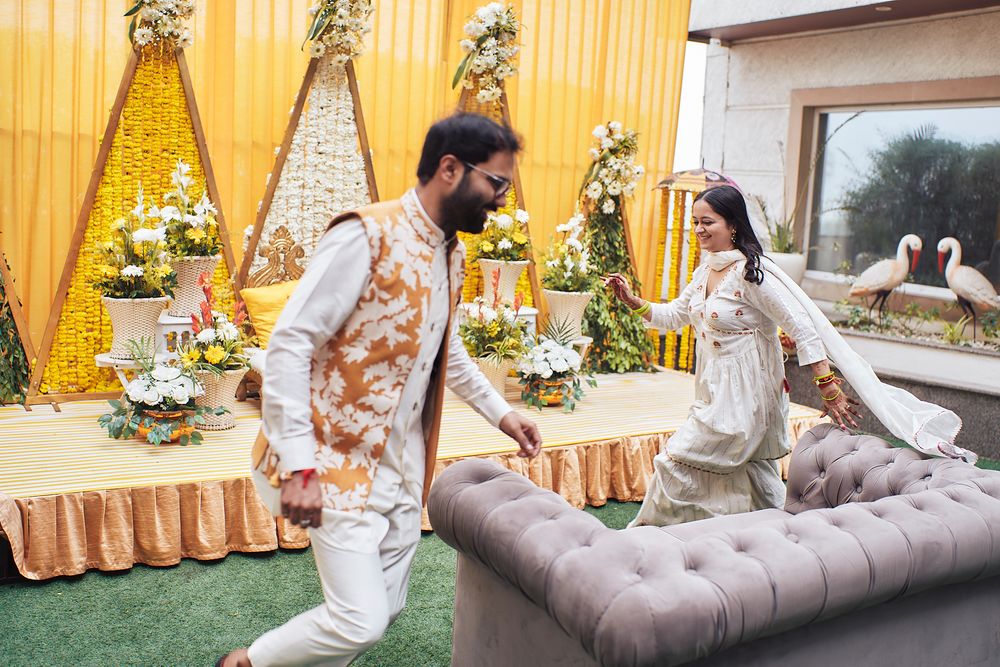 Photo From POOJA & ISHAAN | HALDI CEREMONY - By Unscripted Co.