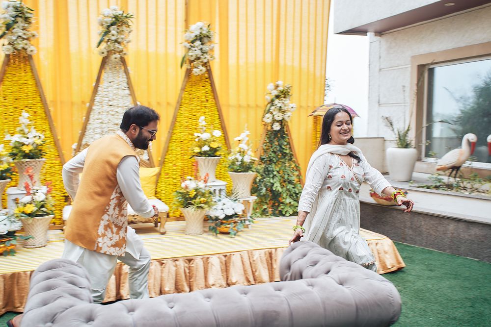 Photo From POOJA & ISHAAN | HALDI CEREMONY - By Unscripted Co.