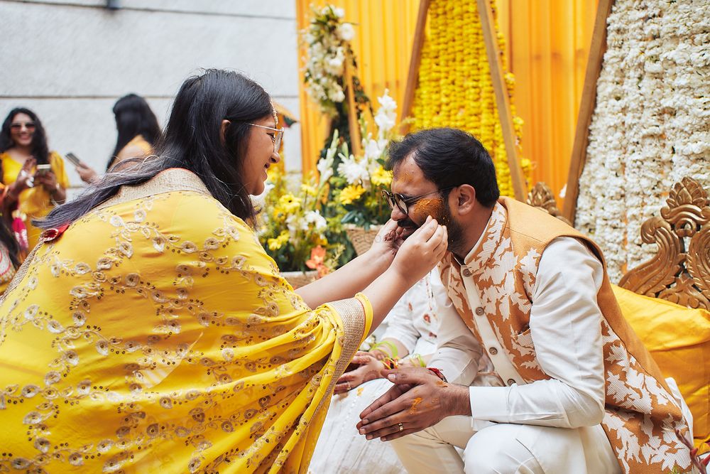 Photo From POOJA & ISHAAN | HALDI CEREMONY - By Unscripted Co.