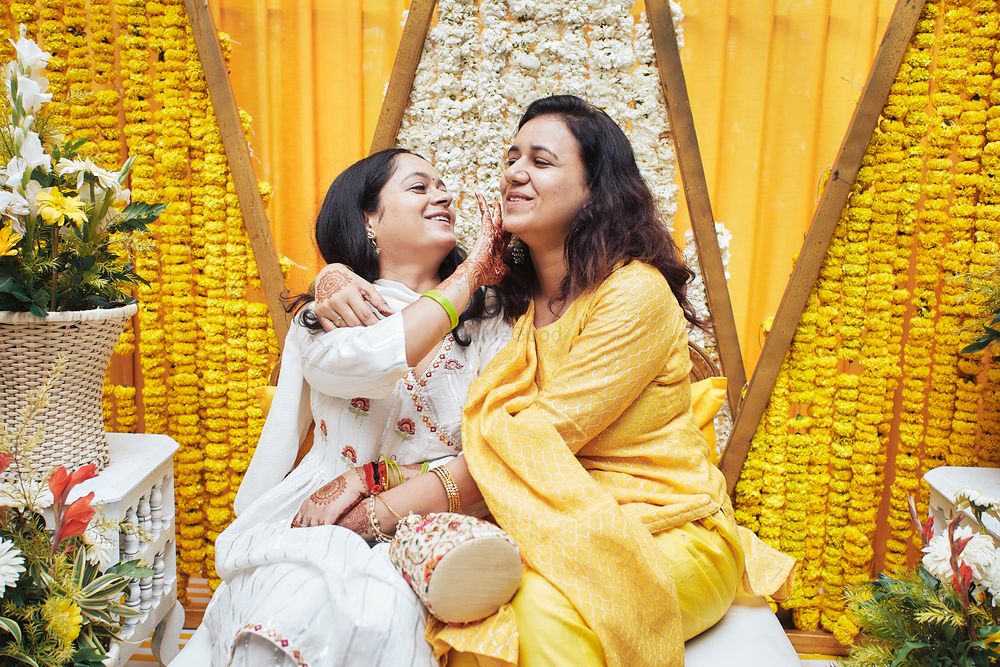 Photo From POOJA & ISHAAN | HALDI CEREMONY - By Unscripted Co.