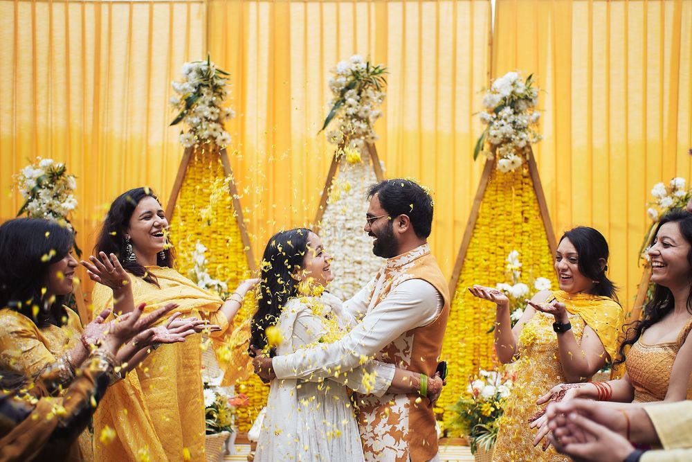 Photo From POOJA & ISHAAN | HALDI CEREMONY - By Unscripted Co.