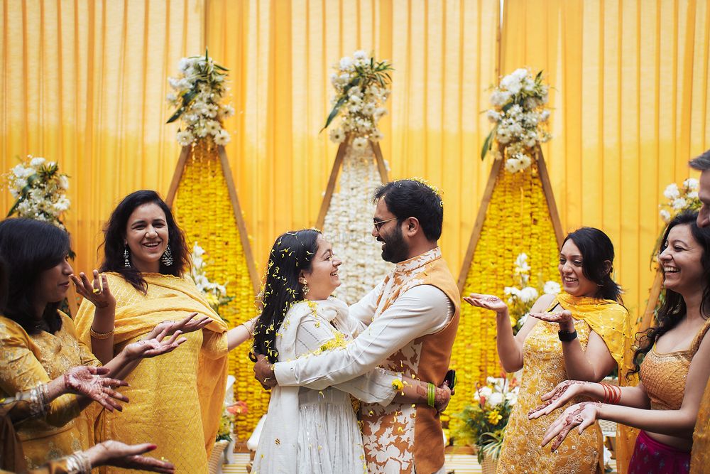 Photo From POOJA & ISHAAN | HALDI CEREMONY - By Unscripted Co.