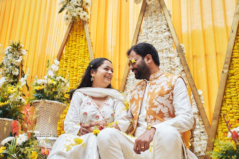 Photo From POOJA & ISHAAN | HALDI CEREMONY - By Unscripted Co.