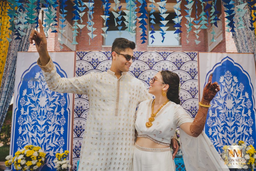 Photo From Anuja & Shaurya's Haldi at ITC Rajputana - By Noon Moon Events