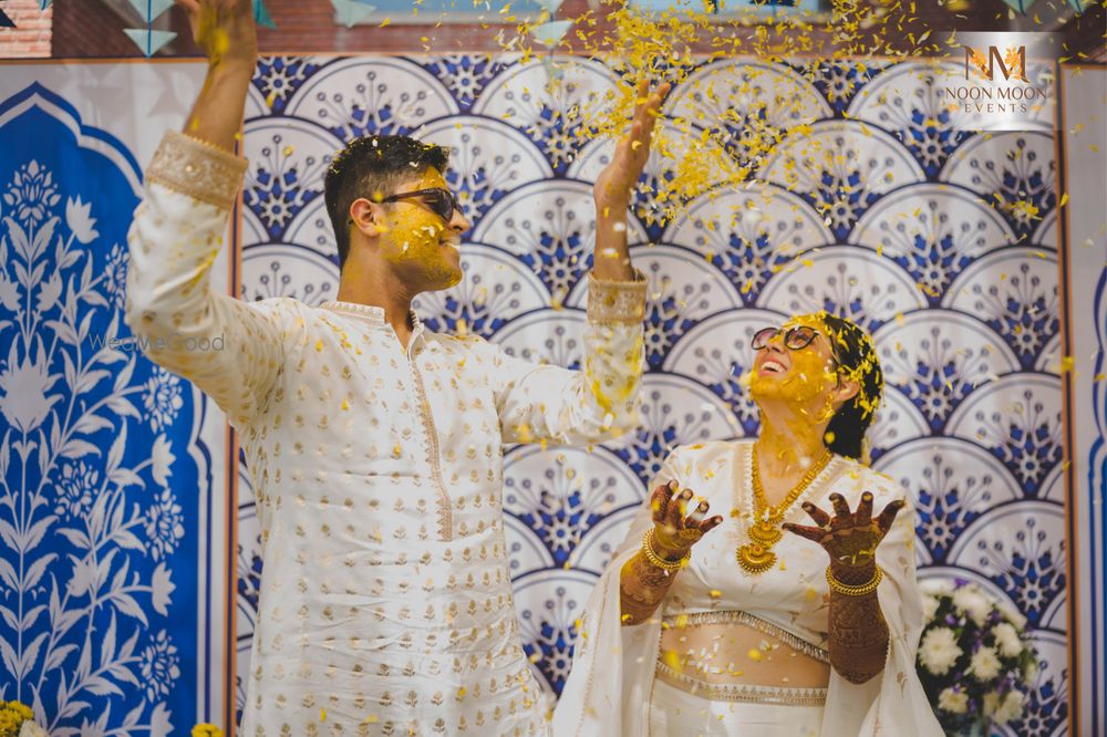 Photo From Anuja & Shaurya's Haldi at ITC Rajputana - By Noon Moon Events