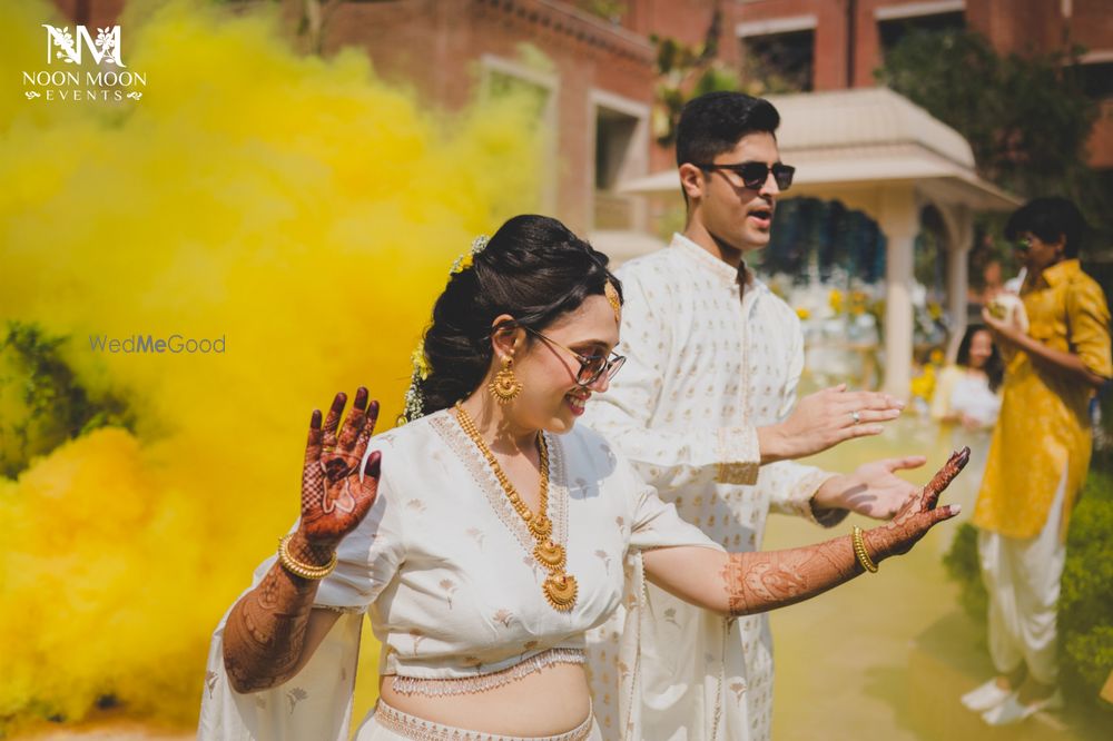 Photo From Anuja & Shaurya's Haldi at ITC Rajputana - By Noon Moon Events