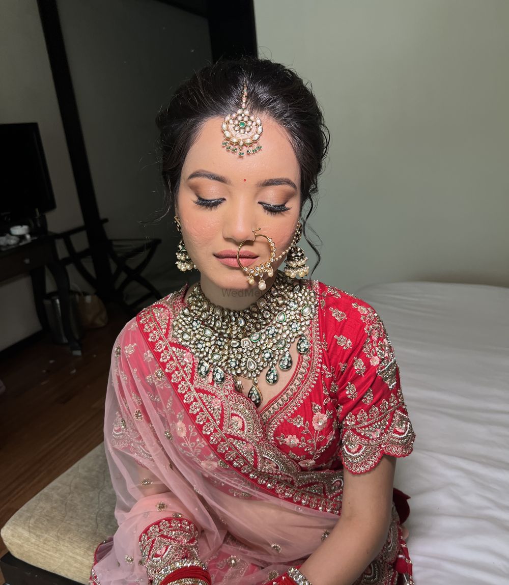 Photo From Tanvee's Red Bridal Look - By Twinkle Mota Makeup Artist