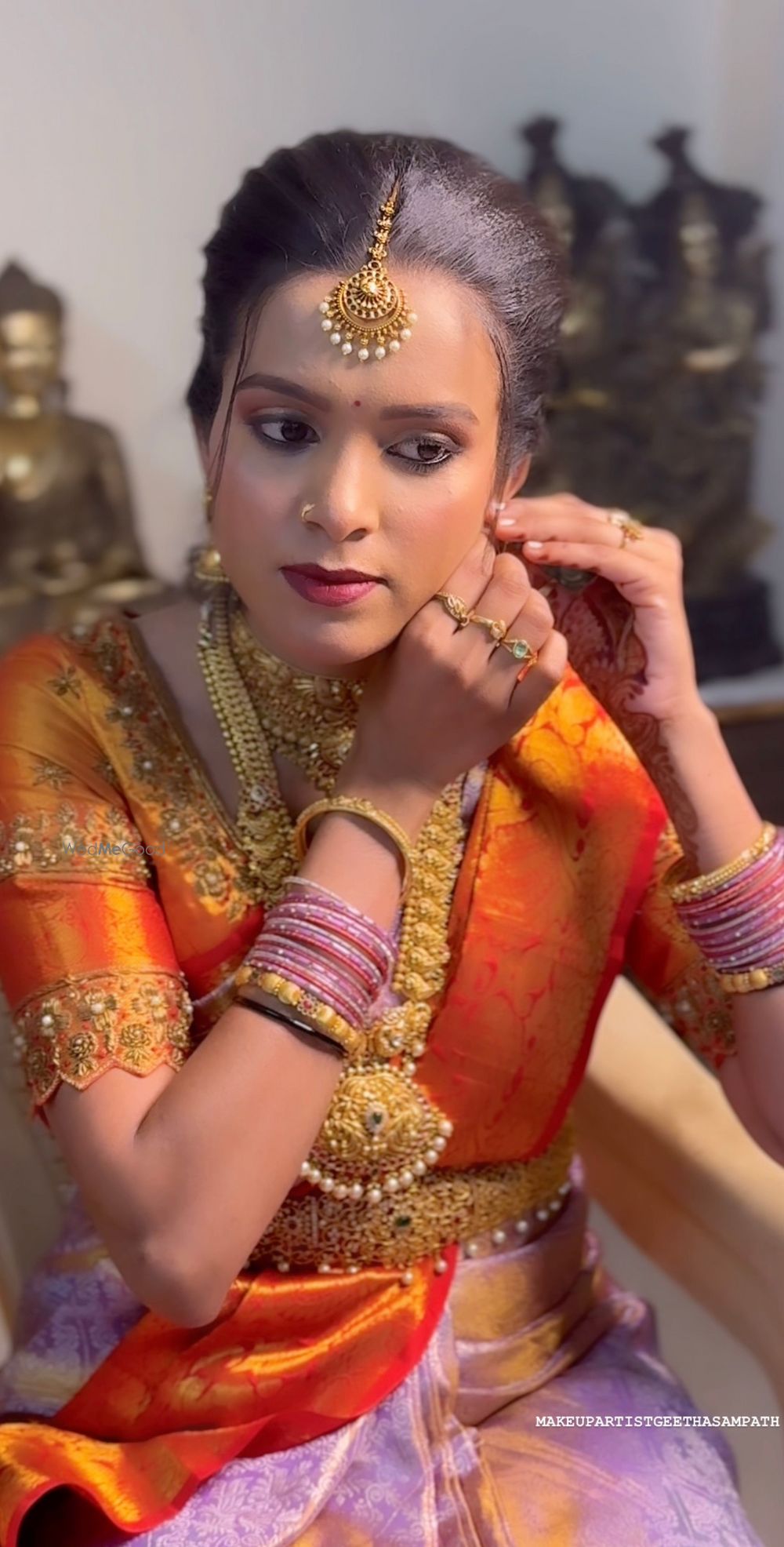 Photo From Bridal Look of Indraja - By Geetha Sampath Makeup Artist