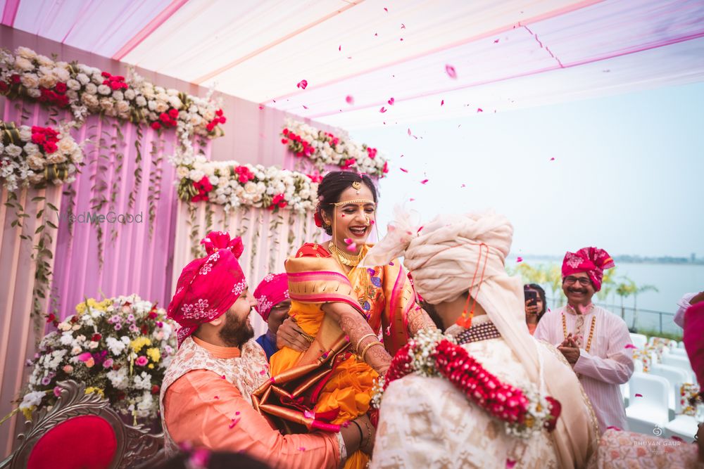 Photo From Aboli & Prateek : Dive into a wedding vibe from home to a gorgeous venue! - By Bhuvan Gaur Photography