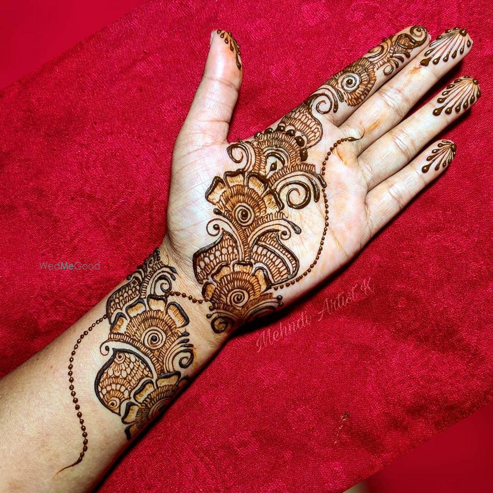 Photo From simple hand mehndi - By Santosh Mehendi Artist